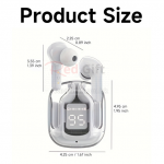 Transparent Bluetooth earphones