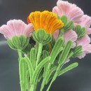 Pipe cleaner carnation bouquet