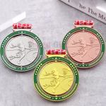 籃球金屬獎牌