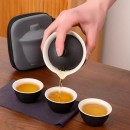 Kung Fu Tea One Pot Three Cups Travel Outdoor Portable Set