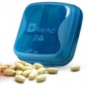 6 Days Plastic Pill Box With Protective Bag