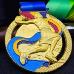 Basketball Metal Medal