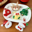 圣诞毛绒胸针/挂件