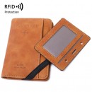 RFID PU護照套加卡包