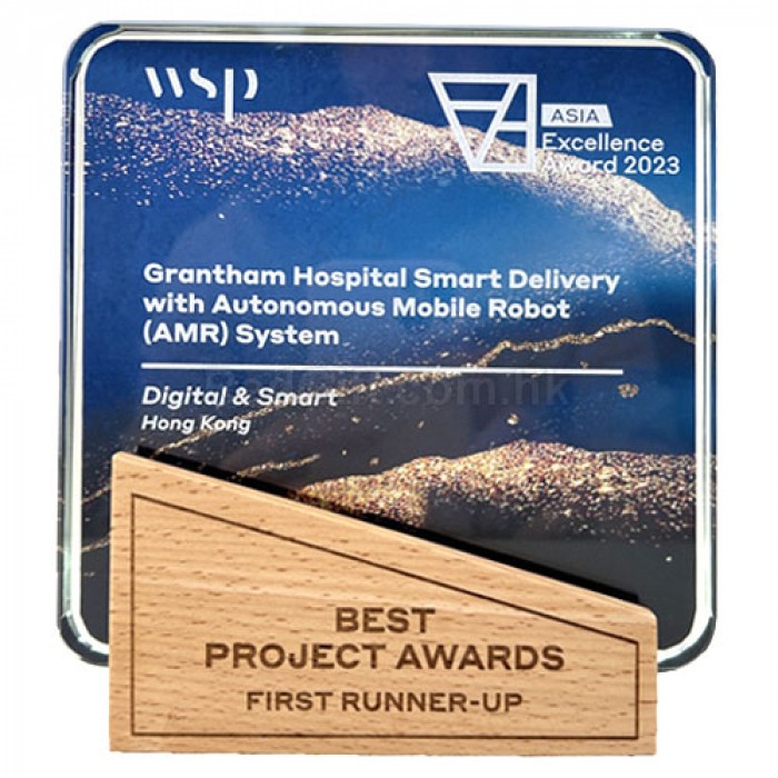 木製水晶獎座-科進集團