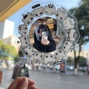 Customizable check-in mirror