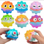 Stress-relief venting ball squeeze toy