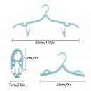 Folding Clothes Hanger With Storage Bag, Travel Clothes Drying Rack