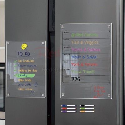 亞克力2mm手寫磁吸留言板冰箱貼