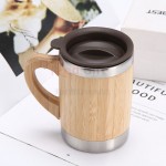 Bamboo Stainless Steel Special Mug