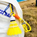 Badminton pendant keychain