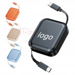 240W Retractable Dual Type-C Transmission Cable