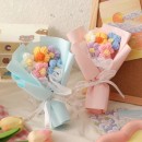生日情人节创意针织花泡芙花小花束