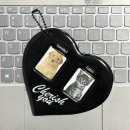 Card case pendant keychain