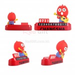 訂製PVC立體公仔挪車號碼牌