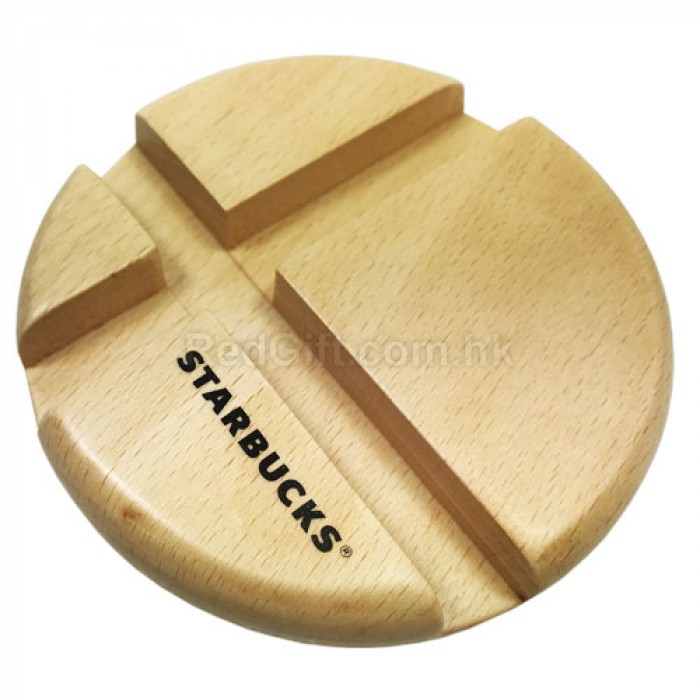 木製手機座-Starbucks