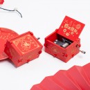 木質手搖八音盒可訂製