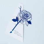 玫瑰金屬書簽