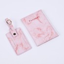 PU Luggage Tag and Passport Case Gift Set