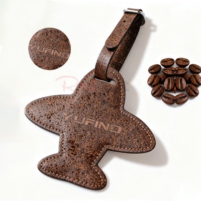 咖啡渣环保飞机行李牌