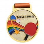 Colorful Table Tennis Medal