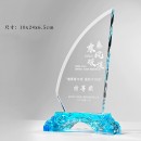 帆船水晶獎座