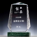 創意大理石水晶座