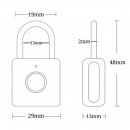 蓝牙指纹旅行锁