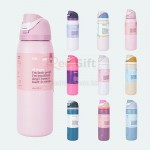 304 Stainless Steel Bounce Double Drink Large Capacity Portable Thermos Cup