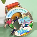 足球金属奖牌