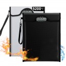 Lockable Fireproof & Waterproof Document Bag Lockable Fireproof & Waterproof Document Bag