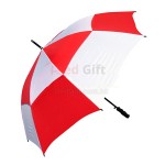 30" Checked Windproof Straight-rod Gift Umbrella - Automatic Opening