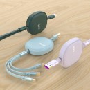 66W三合一伸縮充電線