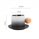 Ceramic coffee cup