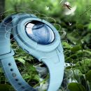 Portable buckle mosquito repellent bracelet