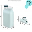 牛奶盒硅胶折叠水樽<