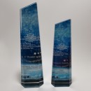 Color Printing Crystal Trophy