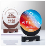 Crystal Marble Trophy
