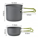 Outdoor Portable Camping Tableware Set Pot