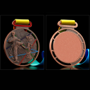 Taekwondo Metal Medal