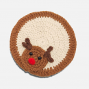 圣诞棉绳编织隔热垫 圣诞棉绳编织隔热垫