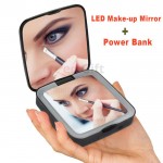 LED Dual Mirror Power Bank-Square