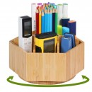 Bamboo Rotating Pen Holder