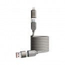 磁吸收納四合一充電線