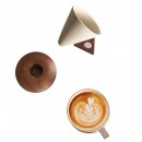 Stoneware Funnel Coffee Cup