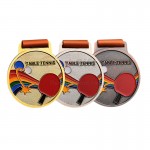 Colorful Table Tennis Medal