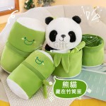 熊貓抱竹子玩偶