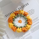 Woven flower cup mat