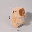 卡皮巴拉毛絨玩偶鑰匙扣