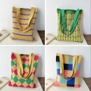 針織手提肩背兩用袋 針織手提肩背兩用袋